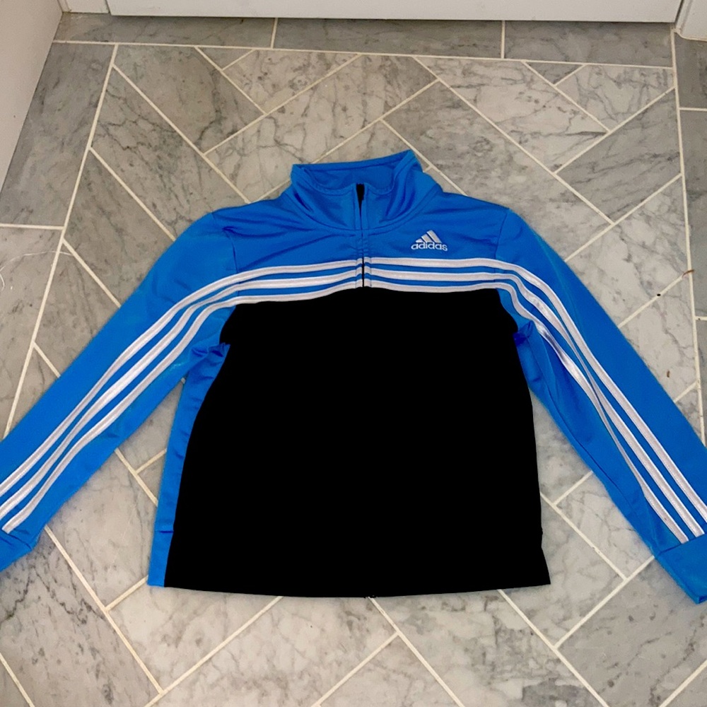 A blue and black nike jacket